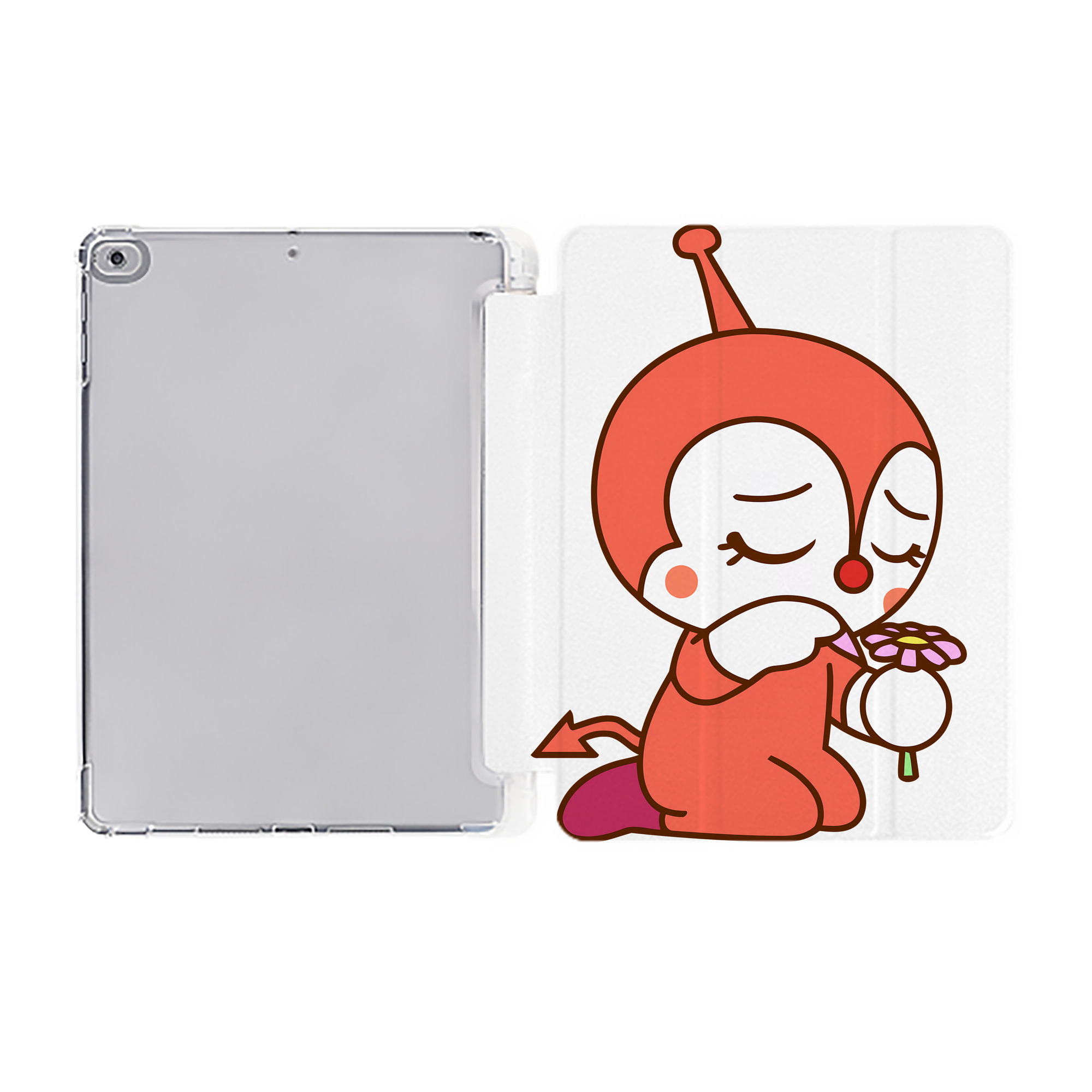 （画像用） アンパンマン Anpanman IPad ケース ペン収納付き 三つ折りスタンド PUレザー×シリコン 対応機種9.5/10.5/10.9インチ